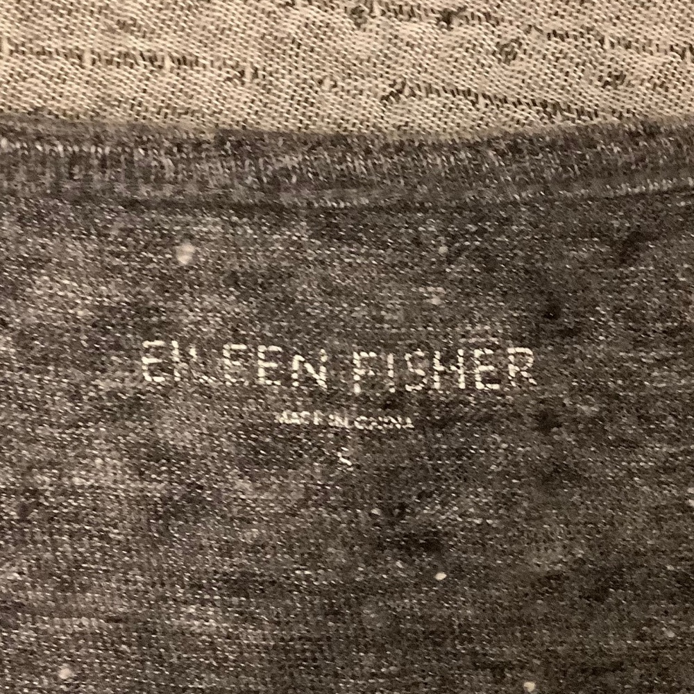 Eileen Fisher Organic Linen Asymmetrical Top